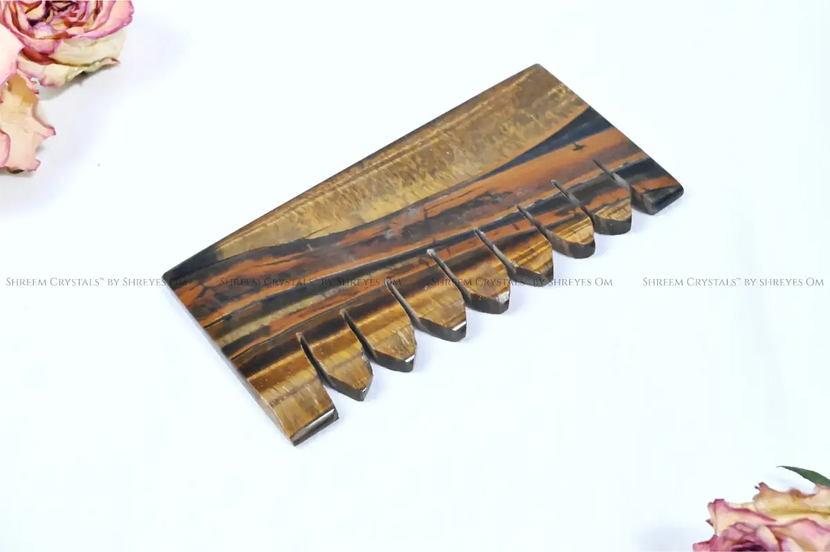 Tiger Eye Comb – Shreem Crystals