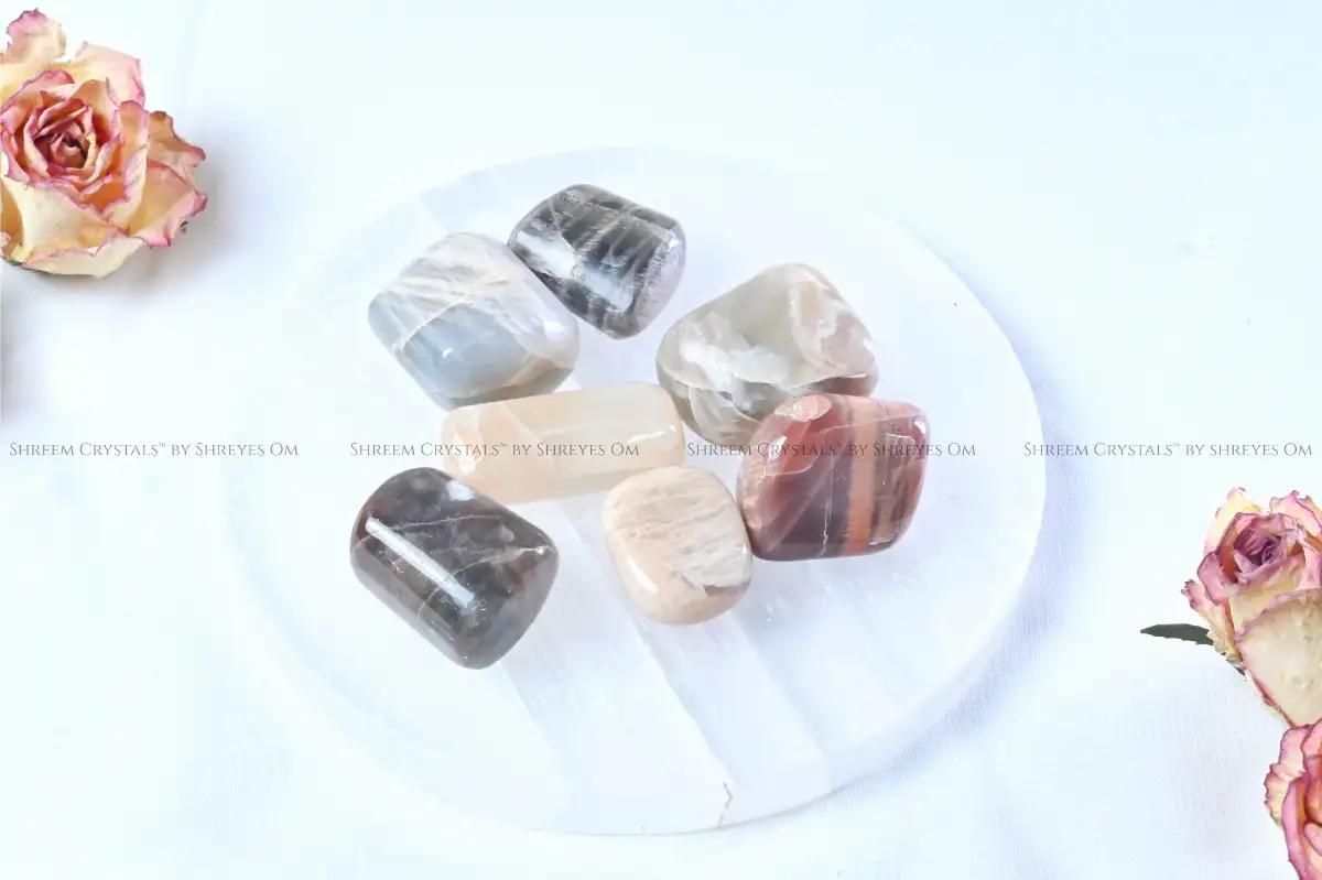 Multi Moonstone Tumbles